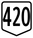 Route 420 shield