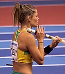 Nina Kennedy[124] Australia's first Olympic gold medalist in women's pole vault