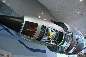 The Pratt & Whitney JT9D with a big increase in thrust over the JT8D raised awareness how to transfer engine thrust to the aircraft without bending the engine too much and causing rubs and performance deterioration.[151]