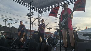 Pansy Division performing in 2016