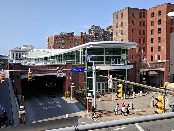 RTS Transit Center on Clinton Ave. and Saint Paul St.