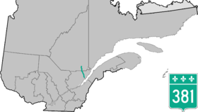 Image illustrative de l’article Route 381 (Québec)