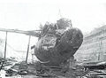 SM U-12 in Italian dock with heavy damage