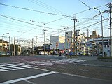 三条口駅時代の下りのりば