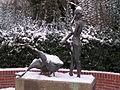 Bronze sculpture „Gänseliesel“ (Hans-Gerd Ruwe, 1978)