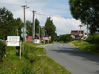 Soběšovice : rue principale.