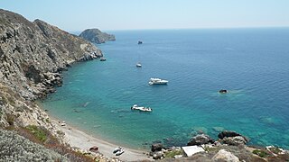 Južna plaža na Palagruži.