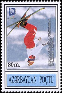 Laroche auf einer aserbaidschanischen Briefmarke