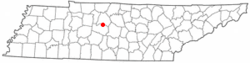 Location of Brentwood, Tennessee