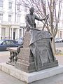 Statue of Thomas Cubitt by William Fawke, 1995. Denbigh Street, London.