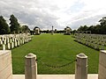 Avenue to Cross of Sacrifice at Tilly-sur-Seulles War Cemetery