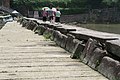 First edge of the dam