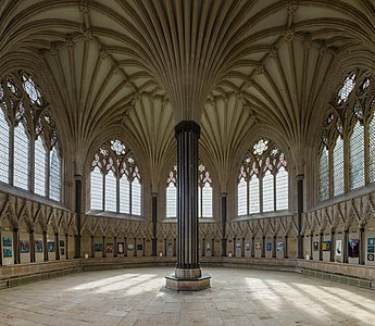 Chapter House of Wells Cathedral, by Diliff