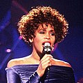 Image 19Vocally, Whitney Houston is one of the world's most influential pop vocalists since the 1980s and has been referred to as ''The Voice'' for her vocal talent. (from Pop music)