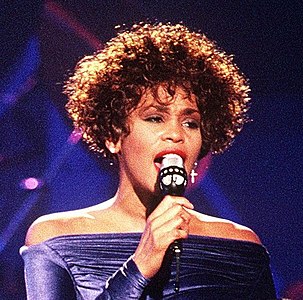 Whitney Houston was certified as the best-selling female R&B artist of the 20th century by the Recording Industry Association of America