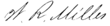 Signature de William Read Miller