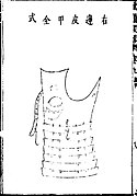 Leather armour, left side