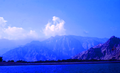 View of the mountains of Musandam, December 1971