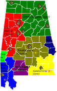 Boy Scout Council Map