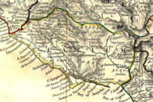 A map of central Italy is depicted