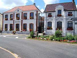 The town hall of Auchy-lès-Hesdin