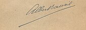 signature d'Albert Bausil