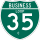 Business Interstate 35-C marker