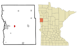 Location of Glyndon, Minnesota