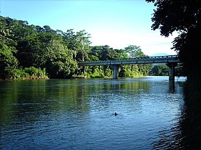 Route 34 bridge over Barú River, near Dominical beach.