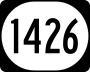 Kentucky Route 1426 marker