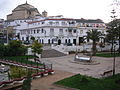 Vue panoramique de las Fuentes, au fond église de Santa Marina