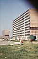 Construction of modern apartment buildings in Oudorp (1980)