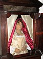 Funerary effigy of Sarah Hare, who died in 1744, Holy Trinity church, Stow Bardolph, Norfolk