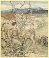 Image 26The 'Land of the Ever Young', an illustration of the Celtic Otherworld by Arthur Rackham (from Culture of Ireland)