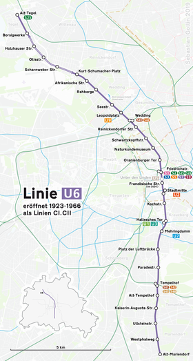 Voir la carte de la ligne.