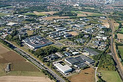 Aerial view of Haasrode Research-Park