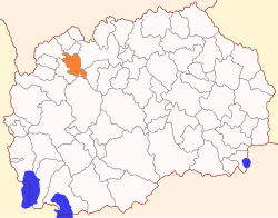 Location of Municipality of Želino