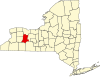 State map highlighting Livingston County