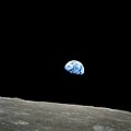 Image 24Earthrise, taken on December 24, 1968 by astronaut William "Bill" Anders during the Apollo 8 space mission. It was the first photograph taken of Earth from lunar orbit. (from 20th century)