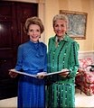 Nancy Reagan and Maria Pia Fanfani