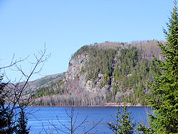 Lacs-du-Témiscamingue as seen across the Ottawa River near Mattawa