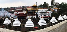 Pashupatinath temple after rain.