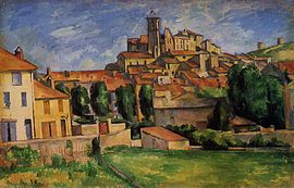 View of Gardanne by Cézanne