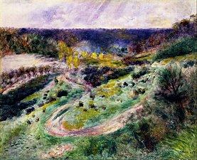 Road at Wargemont by Pierre-Auguste Renoir, 1879