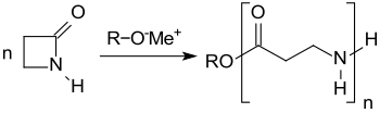 Ringöffnende Polymerisation von 2-Azetidinon