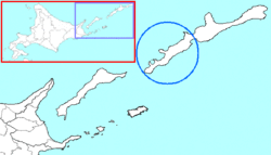 留別村行政區域位置