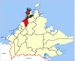 Location of Kota Belud