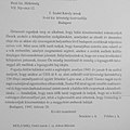 Document[15] in the National Archives of Hungary 1945. Thank you letter from Lajos Stöckler, President of the Jewish Community of Budapest, to Karoly Szabo for rescuing 154 persons and his family (8 persons).