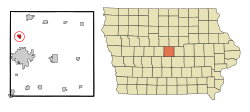 Location of Gilbert, Iowa