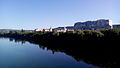 Vue de la ville depuis le pont sur le Dniestr